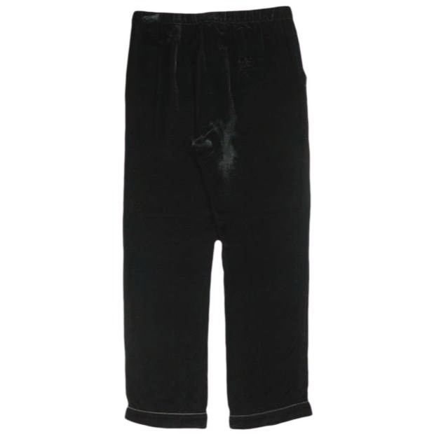 PRADA プラダ Velvet Drawstring Pants アップリケロゴ ベルベット 