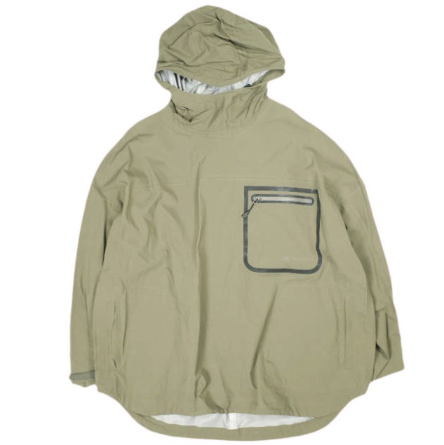 snow peak スノーピーク Packable 3L Rain Poncho パッカブル3レイヤーレインポンチョ JK-15AU005 S(JPN) Olive マウンテンパーカー