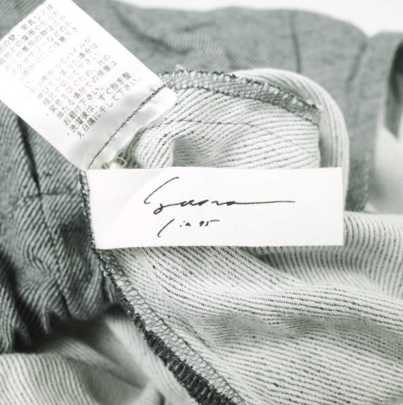 SANA 1 in 75 x Pilgrim Surf+Supply サナ 24SS 別注 Combinaison コットンリネン コンビネゾン LIGHT BLACK サロペット オーバーオール_8