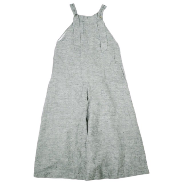 SANA 1 in 75 x Pilgrim Surf+Supply サナ 24SS 別注 Combinaison コットンリネン コンビネゾン LIGHT BLACK サロペット オーバーオール