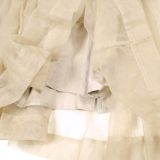 Chika Kisada チカキサダ 21SS チュールスカート CS-21049 1 Beige 