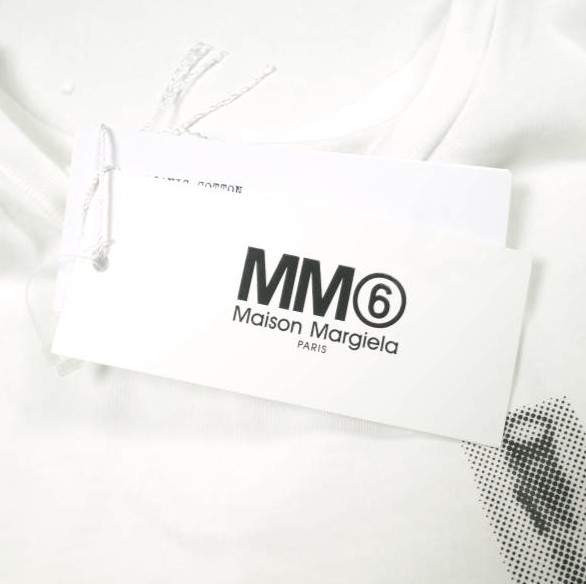 MM6 エムエムシックス 24AW KIDS ハの字プリント ロングスリーブT 