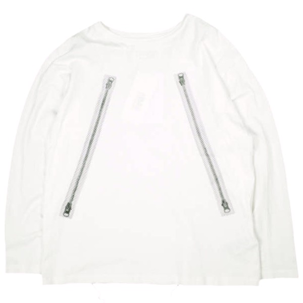MM6 エムエムシックス 24AW KIDS ハの字プリント ロングスリーブTシャツ M60666 MM04B 12Y WHITE Maison Margiela メゾンマルジェラ