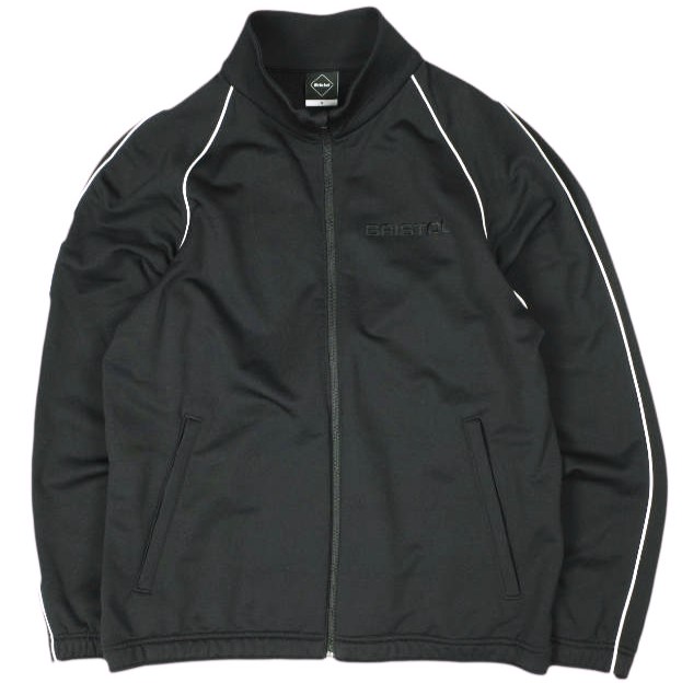 F.C.R.B. F.C.Real Bristol 24AW CLASSIC TRACK JACKET クラシックトラックジャケット FCRB-242029 S BLACK ブリストル ジャージー