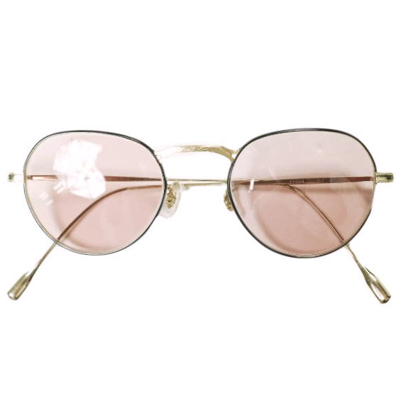 EYEVAN アイヴァン 日本製 FREED G-C フリード ボストンサングラス Gold/Black/Light Pink 47□20-145 眼鏡 メガネ