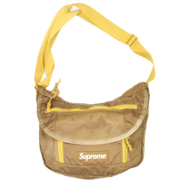 SUPREME シュプリーム 22SS SMALL MESSENGER BAG スモールメッセンジャーバッグ Brown ボックスロゴ ショルダー ナイロンリップストップ