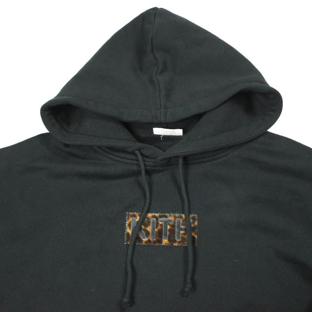 KITH NYC キス 25AW Classic Logo Leopard Applique Nelson Hoodie 