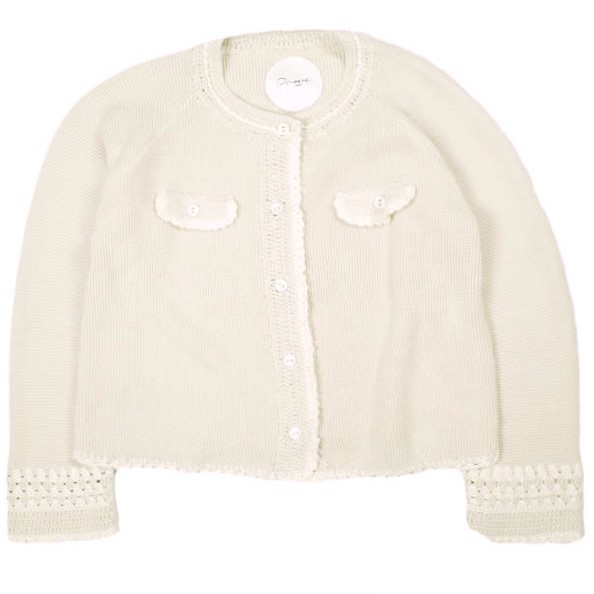 Pheeta フィータ 26SS Lacey Cardigan ガーター編みクルーネックカーディガン PH015C-HN1 / 8928-6-000000 Free BEIGE ニット トップス