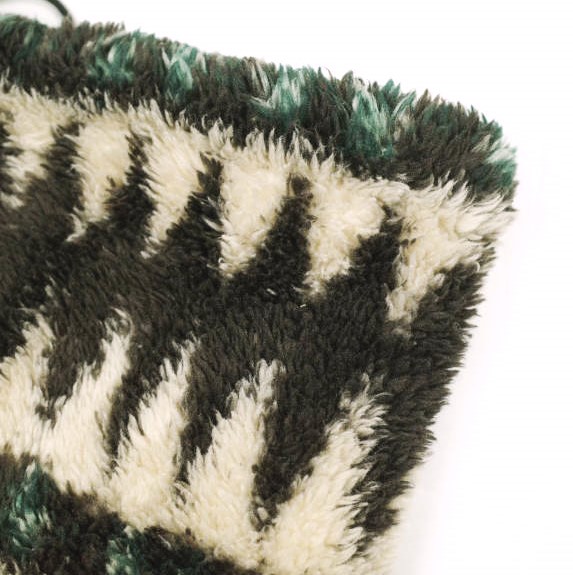 CREST クレスト Neck Warmer ネイティブ柄フリースネックウォーマー BROWN マフラー スヌード_4