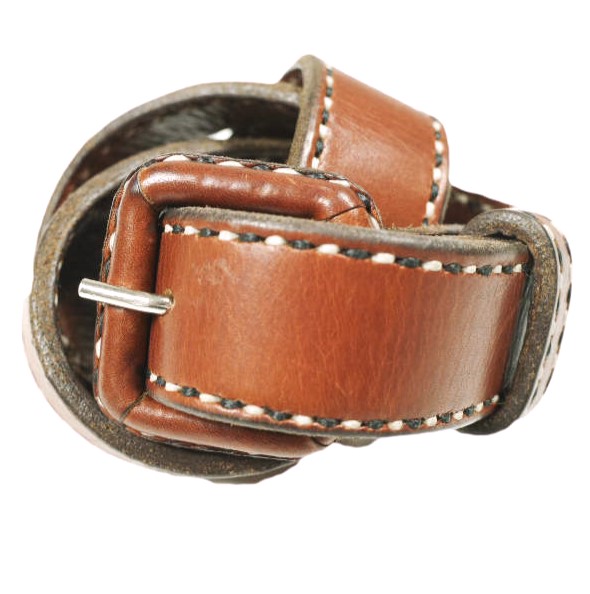CREST クレスト Charro Leather Belt レザーベルト BROWN 【公式通販】