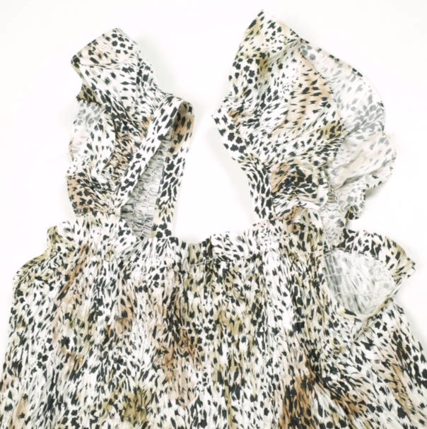 Sea New York シー ニューヨーク 21SS LEOPARD DRESS レオパードフリル 