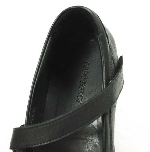 OUR LEGACY アワーレガシー 25SS SWEETHEART DRESS スウィートハートドレス A2247SB 41(26cm) BLACK SWAN LEATHER スニーカー シューズ_8