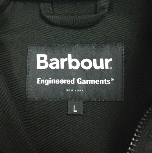 Barbour x Engineered Garments バブアー エンジニアードガーメンツ GRAHAM WAX グラハム ワックス 1802217 L BLACK オイルドジャケット_2