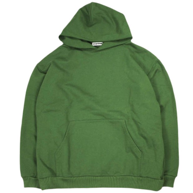 coupronde クープロンド 25AW 日本製 SUVIN COTTON HOODIE スビンコットン スウェットプルオーバーパーカー 50 GREEN 裏毛 トップス