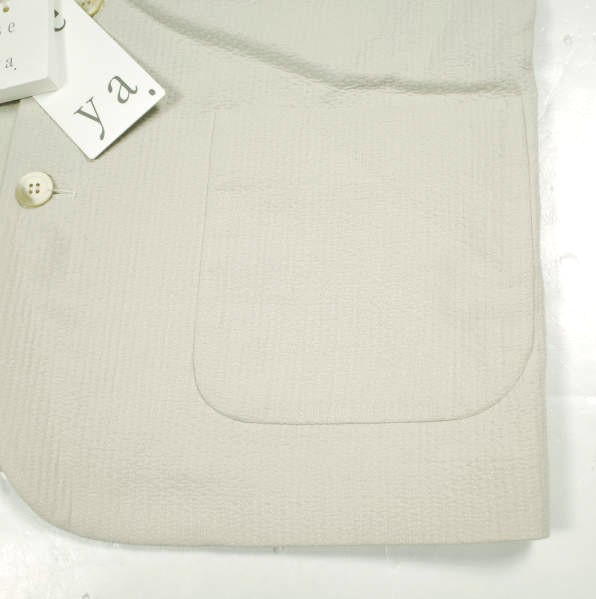 新品 seya. セヤ 20SS SUMMER BLAZER SASHIKO TRIPLE COTTON 刺し子サマーブレザー BW03-3 M DUNE 定価92, ジャケット Cristaseya_4