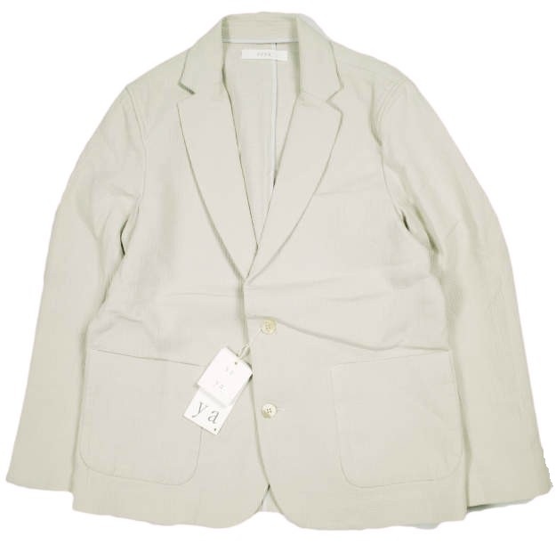 新品 seya. セヤ 20SS SUMMER BLAZER SASHIKO TRIPLE COTTON 刺し子サマーブレザー BW03-3 M DUNE 定価92, ジャケット Cristaseya