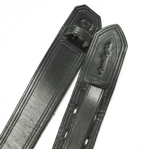 Rooster King ＆ Co. x N.HOOLYWOOD ルースターキング エヌハリウッド Buckleless Leather Belt バックルレスレザーベルト 38 ブラック_4