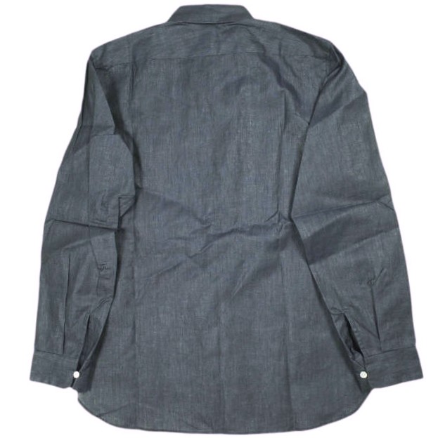 新品 un/unbient アン 日本製 LINEN REGULAR COLLAR SHIRTS リネン レギュラーカラーシャツ UISSH0218 3 NAVY アンビエント 長袖_1