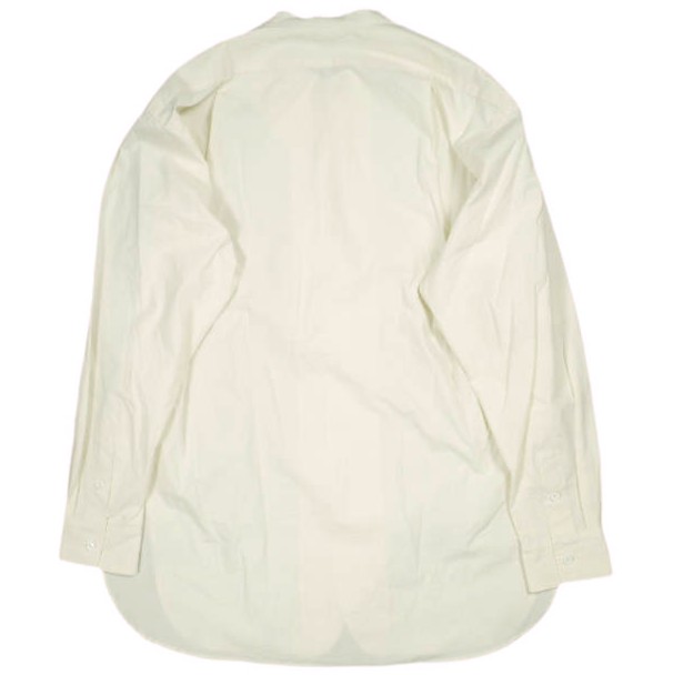 新品 un/unbient アン 日本製 STAND-COLLAR SHIRT ブロードクロス スタンドカラーシャツ UNSSH2520-1 3 ECRU 長袖 バンドカラー トップス_1