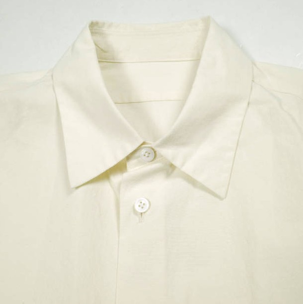 新品 un/unbient アン 日本製 REGULAR COLLAR SHIRTS ブロードクロス レギュラーカラーシャツ UNASH3120-1 1 ECRU アンビエント 長袖_3
