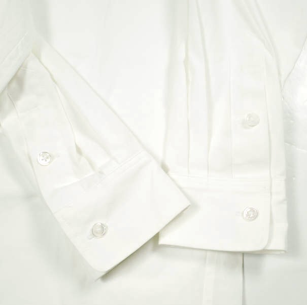 新品 un/unbient アン 日本製 REGULAR COLLAR SHIRTS ブロードクロス レギュラーカラーシャツ UNSH31-1 1 WHITE アンビエント 長袖_4