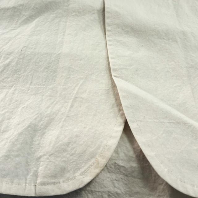 新品 un/unbient アン 日本製 STAND-COLLAR SHIRT ブロードクロス スタンドカラーシャツ UNSSH2520-1 3 ECRU 長袖 バンドカラー トップス_6