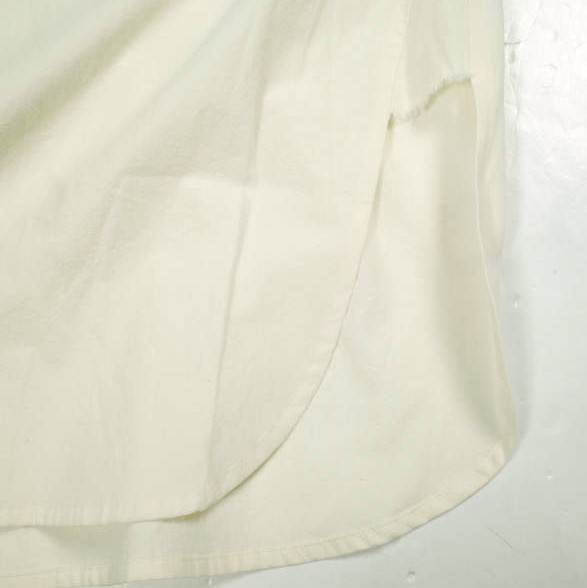 新品 un/unbient アン 日本製 STAND-COLLAR SHIRT ブロードクロス スタンドカラーシャツ UNSSH2520-1 3 ECRU 長袖 バンドカラー トップス_5