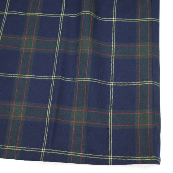 新品 well ウェル 21AW 日本製 HEMMING SHIRT ウールチェックシャツ WB21YY01 2 NAVY 長袖 トップス_7