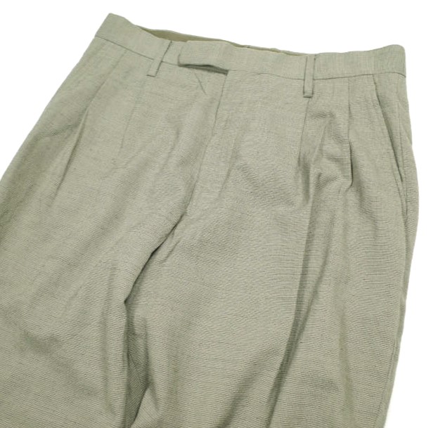 COMOLI コモリ 19SS 日本製 ウール2タックパンツ P01-03001 1 Beige ボトムス_3