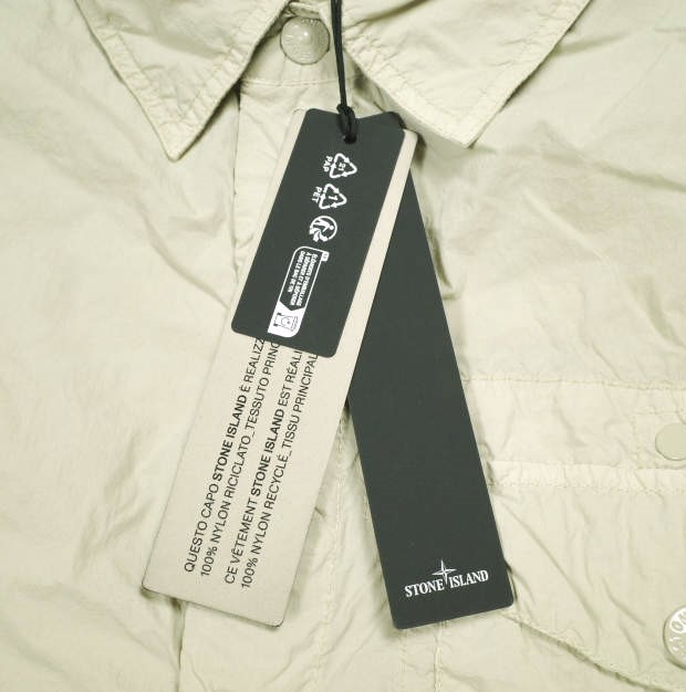 STONE ISLAND ストーンアイランド 25SS CAMICIA GHOST PIECE OVERSHIRT