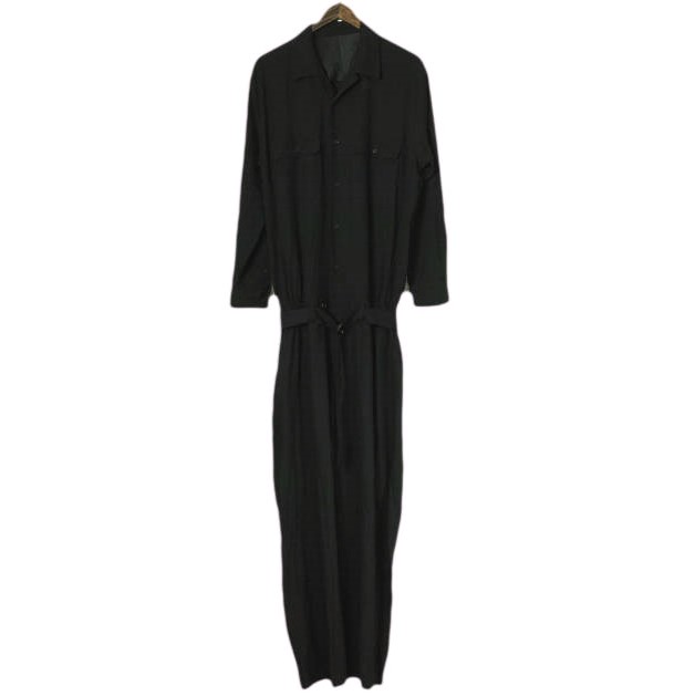 新品 un/unbient アン 日本製 Rayon Jumpsuit オールインワン UNAL01 2 BLACK ジャンプスーツ アンビエント ツナギ 定価59,400円