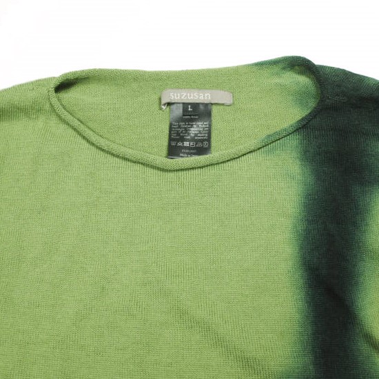 suzusan スズサン 21AW EXTRA FINE MERINO WOOL PULLOVER 有松鳴海絞り 