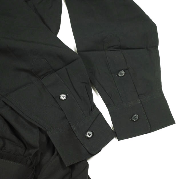 新品 un/unbient アン 日本製 Rayon Jumpsuit オールインワン UNAL01 2 BLACK ジャンプスーツ アンビエント ツナギ 定価59,400円_6
