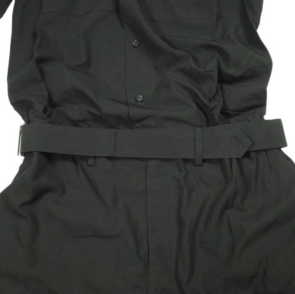 新品 un/unbient アン 日本製 Rayon Jumpsuit オールインワン UNAL01 2 BLACK ジャンプスーツ アンビエント ツナギ 定価59,400円_4