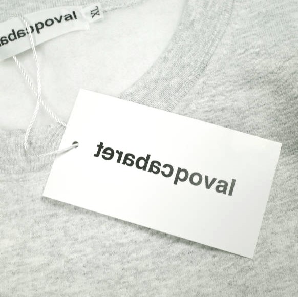 新品 CABARET POVAL キャバレーポヴァール 25AW Schloss Crewneck Blur 