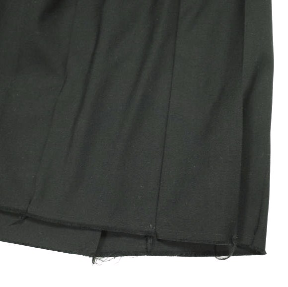 CITYSHOP シティショップ 25AW TR PLEATS SKIRT プリーツスカート 25060042822040 38 BLACK カットオフ ロング ボトムス_5
