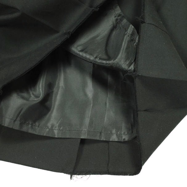 CITYSHOP シティショップ 25AW TR PLEATS SKIRT プリーツスカート 25060042822040 38 BLACK カットオフ ロング ボトムス_6