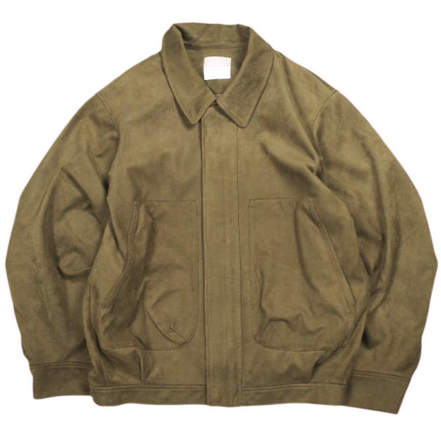 CITYSHOP シティショップ 25SS FAUX SUEDE VOLUME BLOUSON フェイクスエードボリュームブルゾン 25011042848010 BROWN レザージャケット