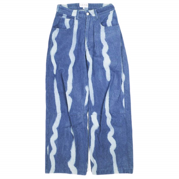SUKU HOME スクホーム 25SS WIDE LEG DENIM PANT DUNE NO.29 ワイドデニムパンツ XS Indigo ジップフライ ジーンズ CITYSHOP ボトムス