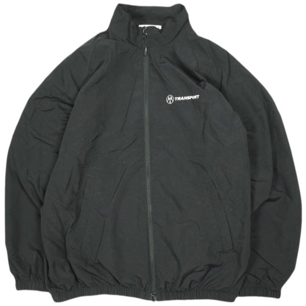 TRANSPORT x tokishirazu トランスポート 時しらず 25SS TP NYLON TRACK JACKET ナイロントラックジャケット L BLACK STILL SEQUENCE