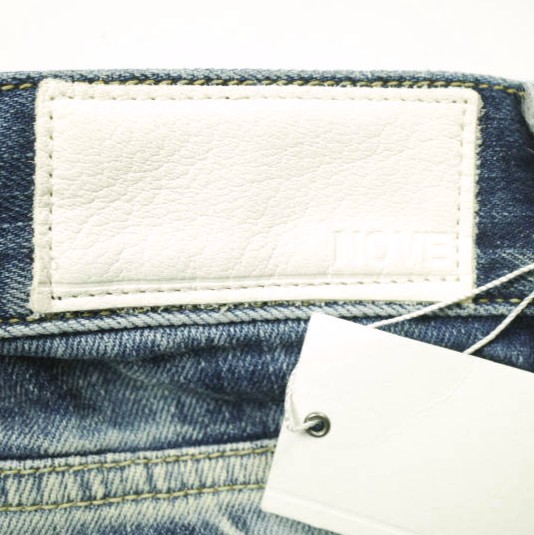 新品 NOVE ノーヴェ Damaged Repaired Stretch Denim Pants skinny leg 