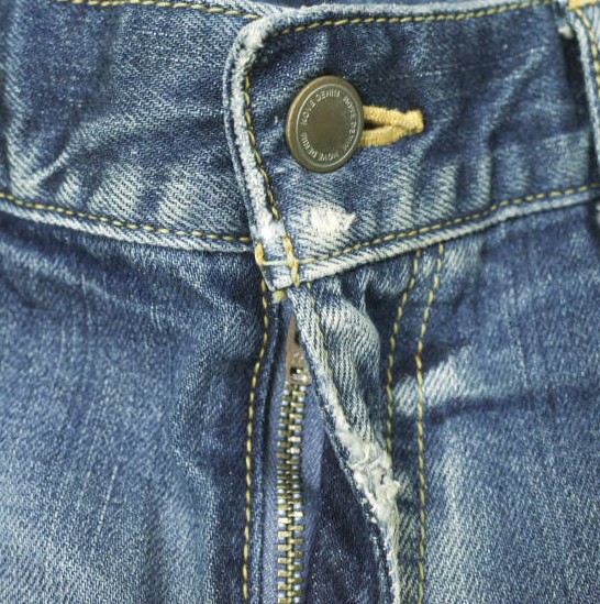 新品 NOVE ノーヴェ Damaged Repaired Stretch Denim Pants skinny leg 