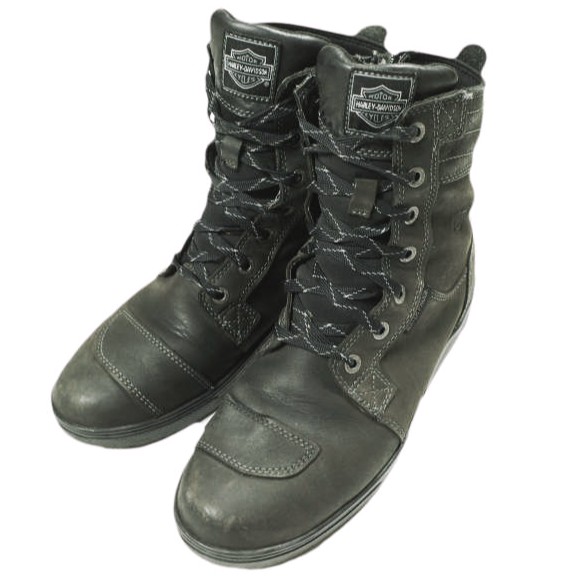 HARLEY DAVIDSON ハーレーダビッドソン 純正 メンズ スタインマンウォータープルーフモーターサイクルブーツ D93696 US9(27cm) BLACK