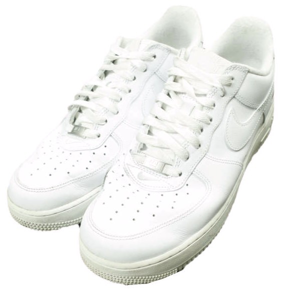 SUPREME x NIKE シュプリーム ナイキ 別注 AIR FORCE 1 LOW エアフォースワン ロー CU9225-100 US10(28cm) WHITE/WHITE スニーカー