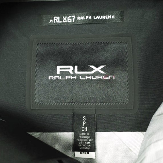 RLX Ralph Lauren ラルフローレン ウォーターリペラント パターソン プルオーバージャケット S BLACK マウンテンパーカー 定価163_3