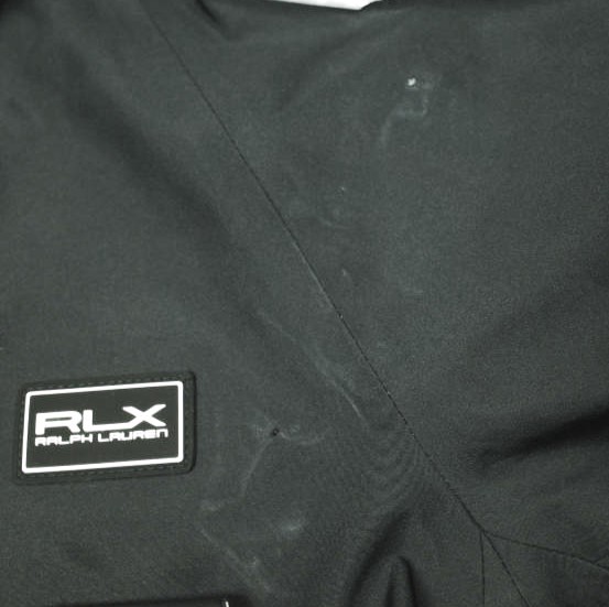 RLX Ralph Lauren ラルフローレン ウォーターリペラント パターソン プルオーバージャケット S BLACK マウンテンパーカー 定価163_7