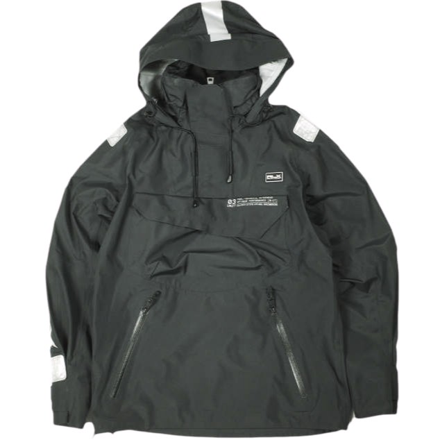 RLX Ralph Lauren ラルフローレン ウォーターリペラント パターソン プルオーバージャケット S BLACK マウンテンパーカー 定価163