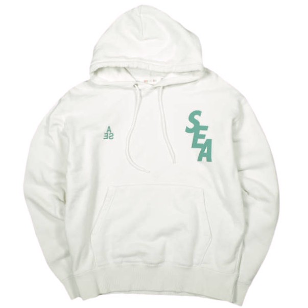 WIND AND SEA ウィンダンシー Y&amp;S WDS Custom Hoodie 裏毛 スウェットプルオーバーパーカー WDS-Y&amp;S-01 S WHITE トップス