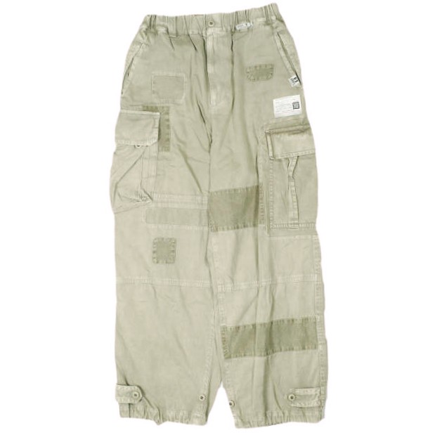 MAISON MIHARA YASUHIRO メゾン ミハラヤスヒロ 25SS 日本製 REPAIR CARGO TROUSERS リペアカーゴトラウザー A14PT053 48 LT.GRAY パンツ