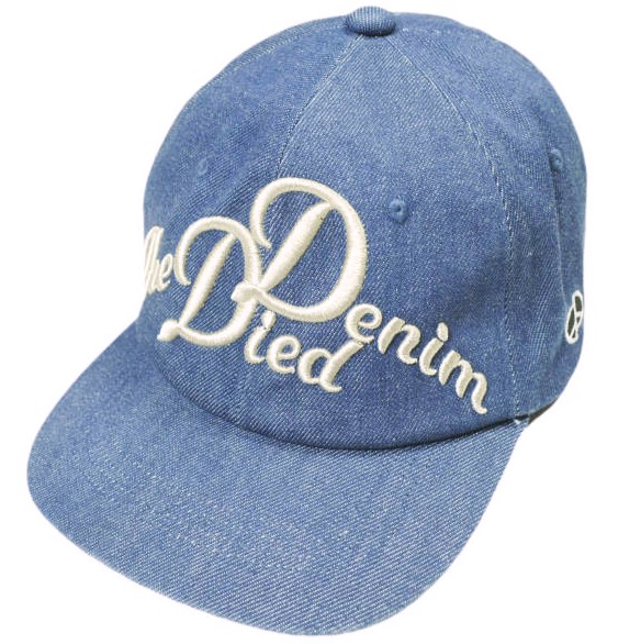 KAPITAL キャピタル 25SS 11.5ozデニムベースボールCAP(The Denim Died刺繍） K2503XH519 INDIGO 6パネル キャップ EXO ド・ギョンス着用